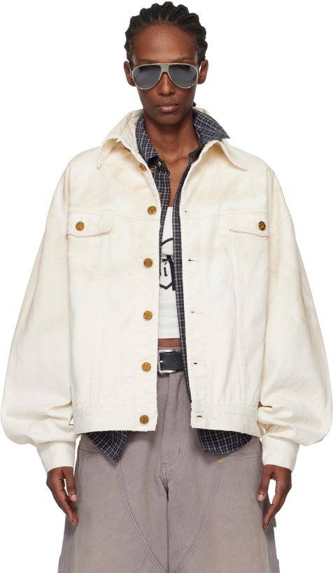Photo: WILLY CHAVARRIA Off-White Chachi Denim Trucker Jacket