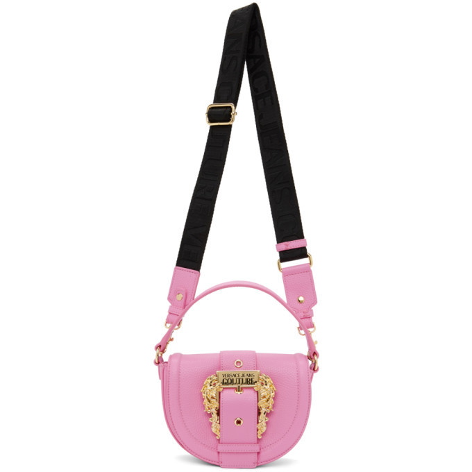 Versace Jeans Couture: Pink Mini Couture I Bag