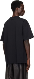 VETEMENTS Black 'No Posts' Regular T-shirt