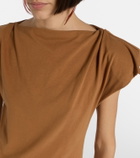Isabel Marant Sebani asymmetric cotton T-shirt