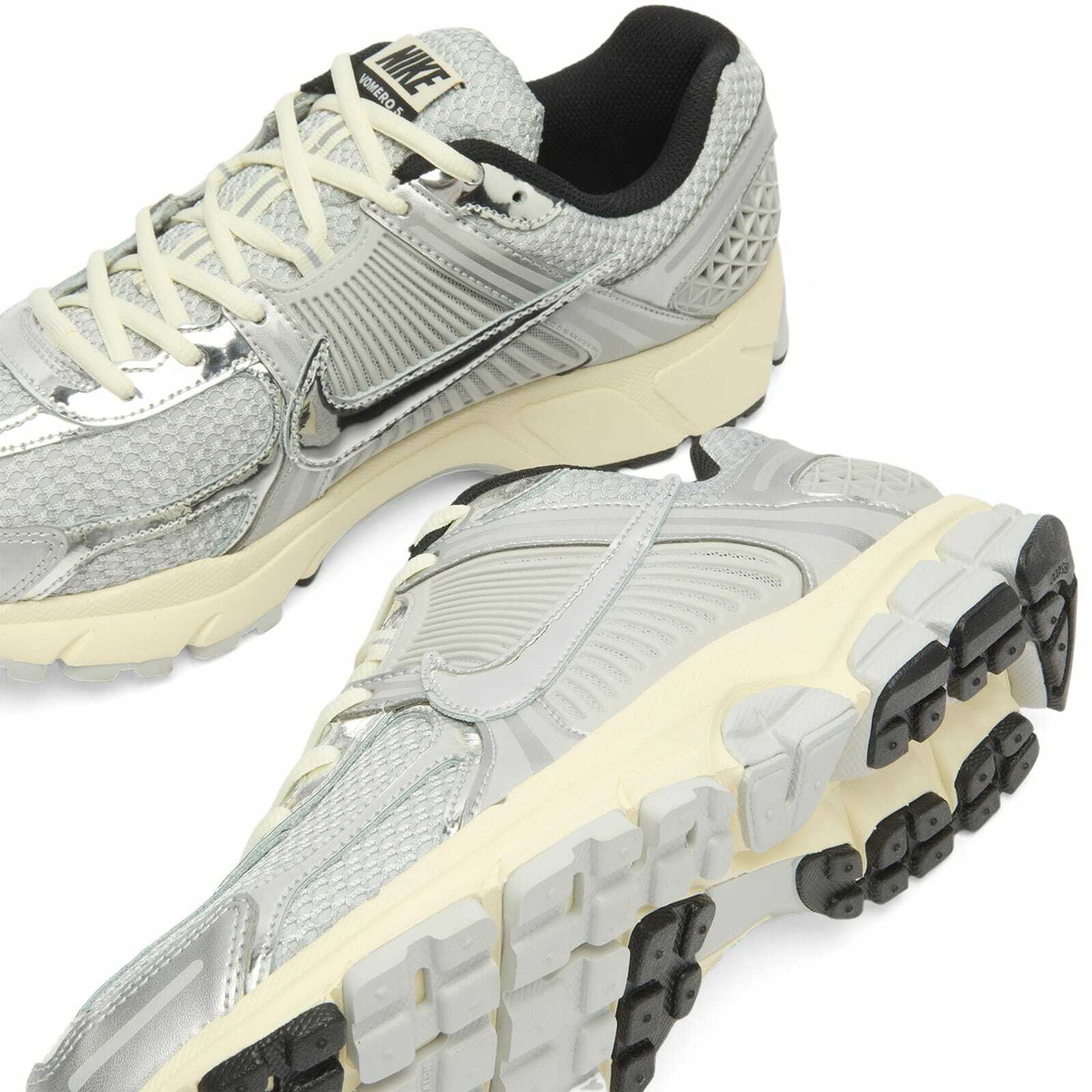 Nike Vomero 5 Chrome Sneaker in Grey/Chrome/Silver