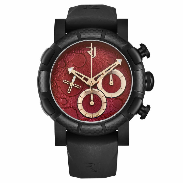 Photo: Romain Jerome Moon Dust Chronograph Automatic Red Dial Mens Watch RJ.MD.CH.703.20