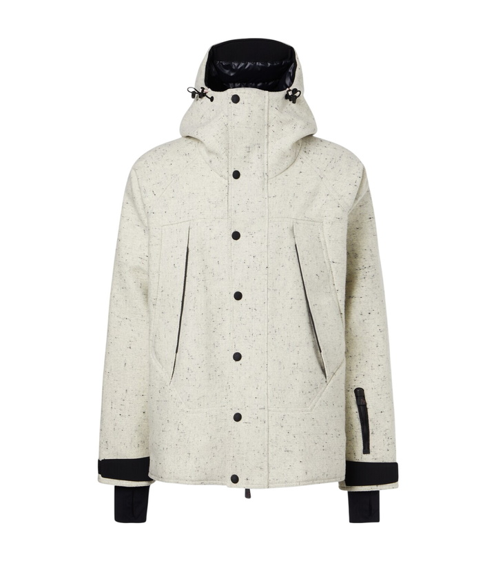 Photo: Moncler Grenoble Marnaz hooded virgin wool down ski jacket