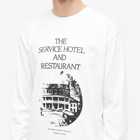 Service Works Men's Service Hotel Long Sleeve T-Shirt in White