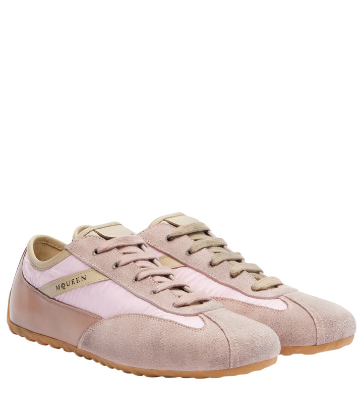 Photo: McQueen Boxe suede and leather sneakers