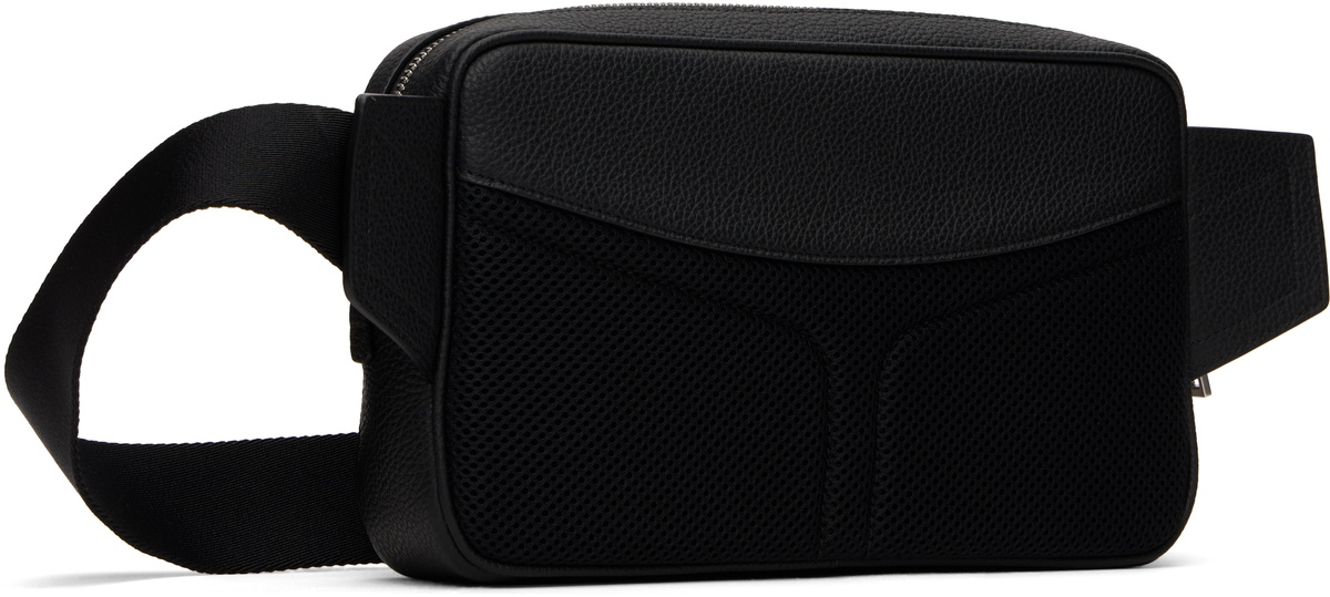 Ferragamo Black Gancini Belt Bag