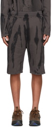A-COLD-WALL* Black & Grey Erosion Shorts