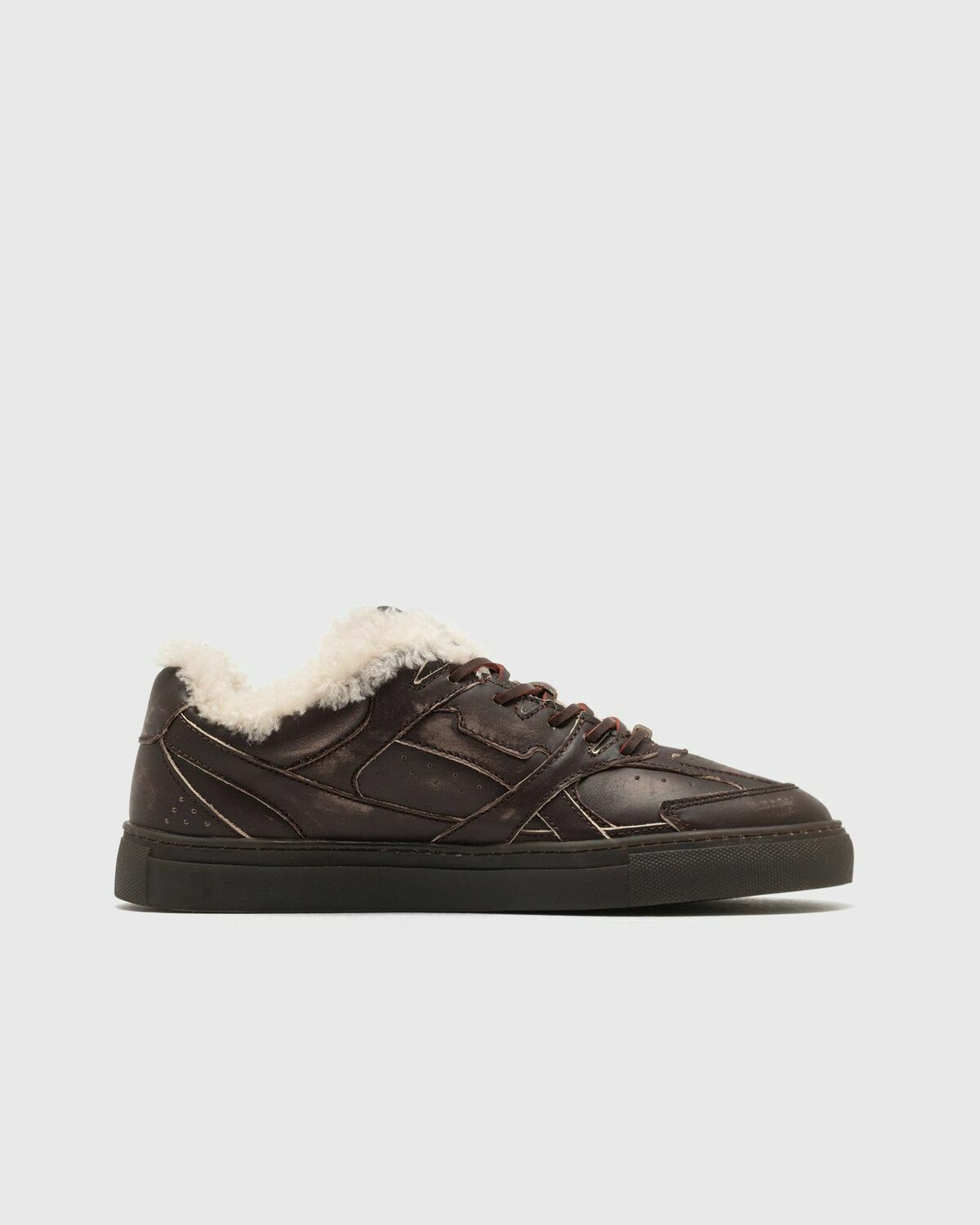 Copenhagen Studios CPH63 vintage leather teddy Brown Womens Lowtop