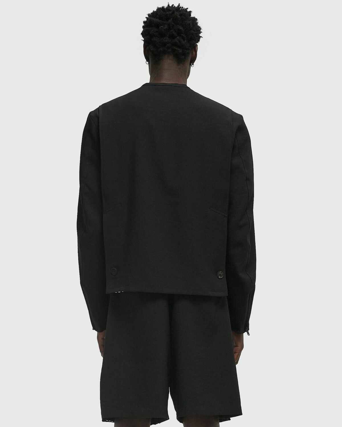 Y-3 SP UNI 3S JACKET Black Mens Bomber Jackets/Track Jacket Y-3 Y-3 SP UNI 3S JACKET Black Mens Bomber Jackets/Track Jacket Y-3