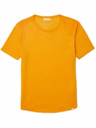 Orlebar Brown - OB-T Slim-Fit Linen-Jersey T-Shirt - Yellow