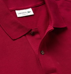 Lacoste - Cotton-Piqué Polo Shirt - Burgundy