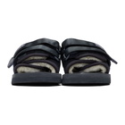 Suicoke Navy Sherpa Moto-Mab Sandals