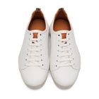 Giorgio Armani White Deer Lux Sneakers