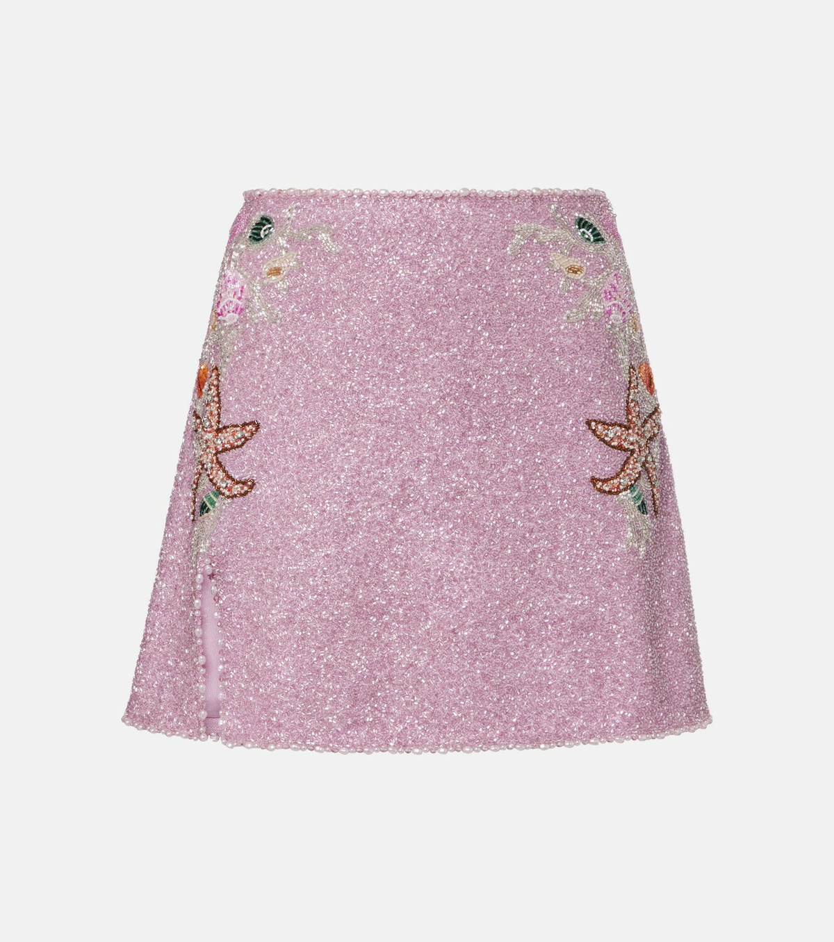Clio Peppiatt Marina embellished miniskirt