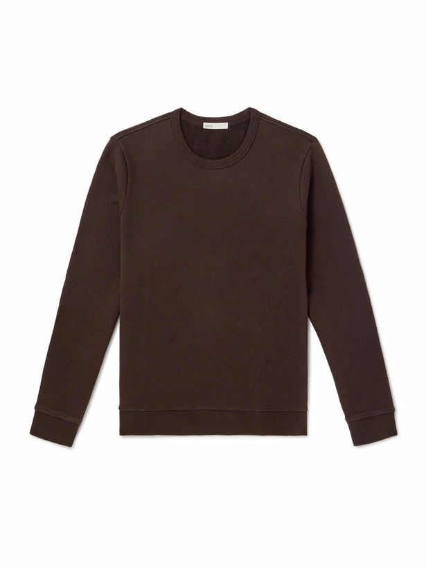Photo: Onia - Stretch Cotton-Jersey Sweatshirt - Brown