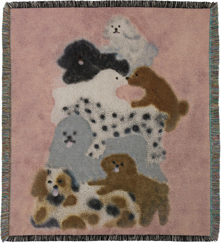 Photo: Carne Bollente Multicolor Woof & Wild Blanket