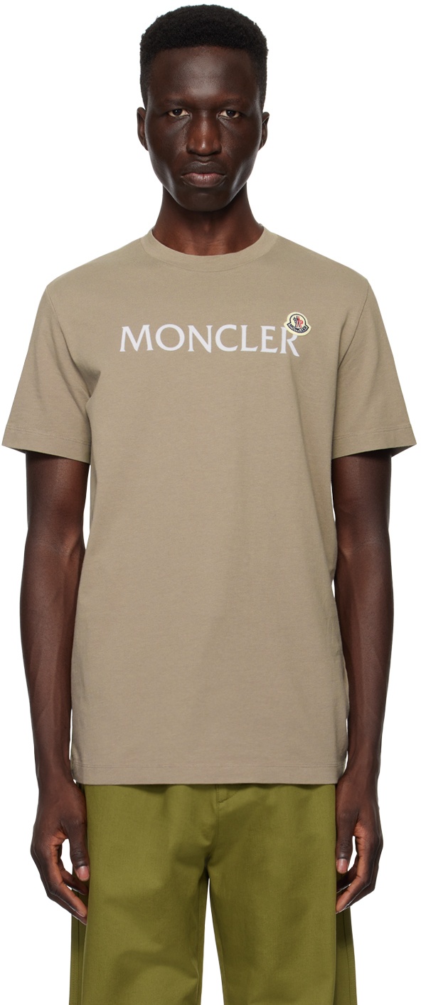 Photo: Moncler Brown Patch T-Shirt