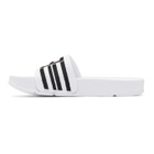 Baja East White Fila Edition Drifter Slides
