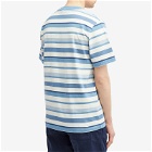 Armor-Lux Men's x Denham Vilaine Pocket T-Shirt in Egret/Blue