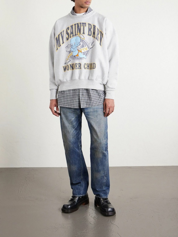 Photo: SAINT MXXXXXX - BerBerJin Straight-Leg Jeans - Blue