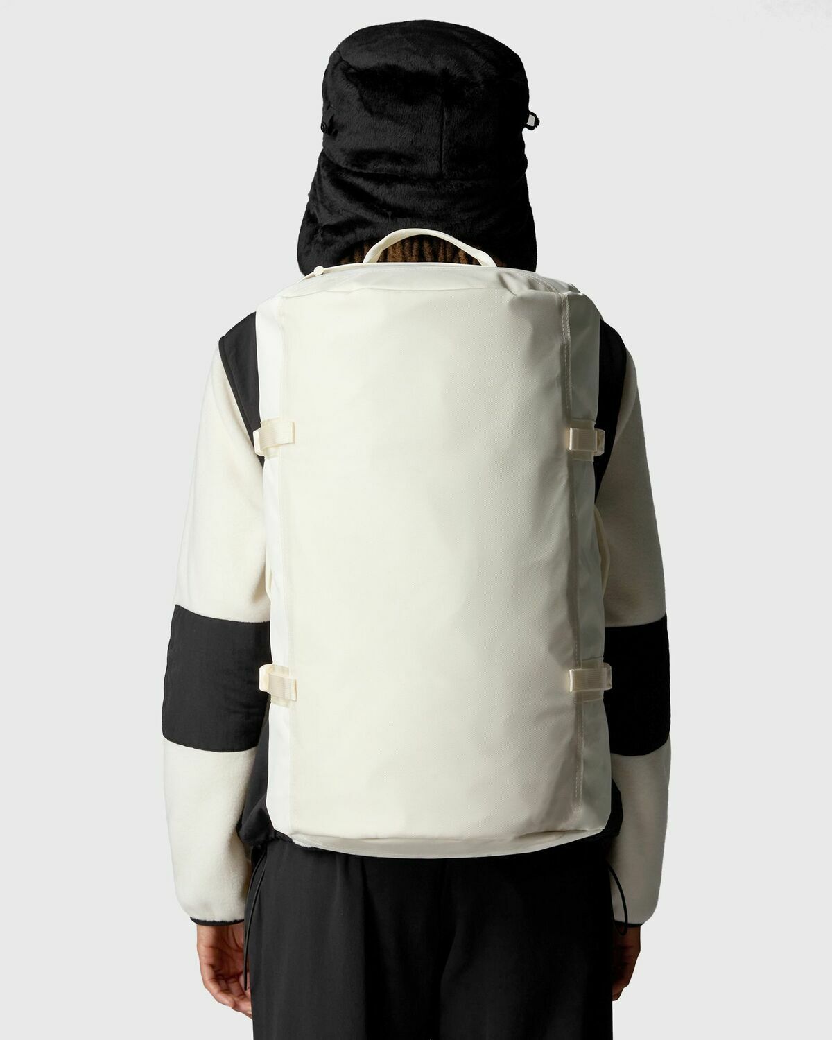 The North Face BASE CAMP DUFFEL - S White Mens Duffle Bags & Weekender