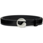 Coperni Black Logo Skinny Belt