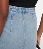 Khaite Fraser denim skirt