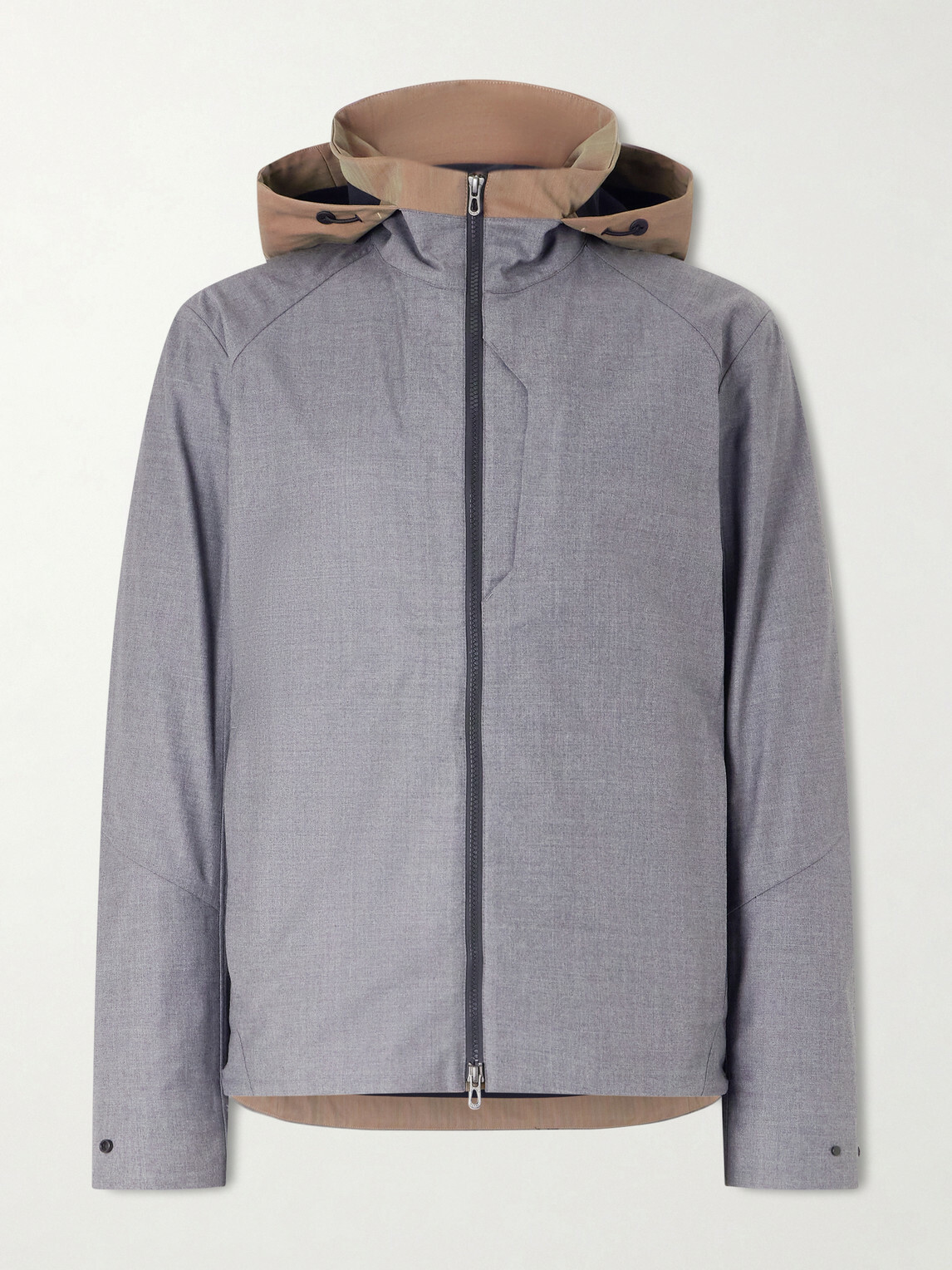 SEASE - Summer Balma Virgin Wool Hooded Jacket - Gray
