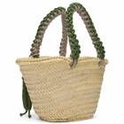 ALÉMAIS Women's Macrame Midi Basket in Blonde 