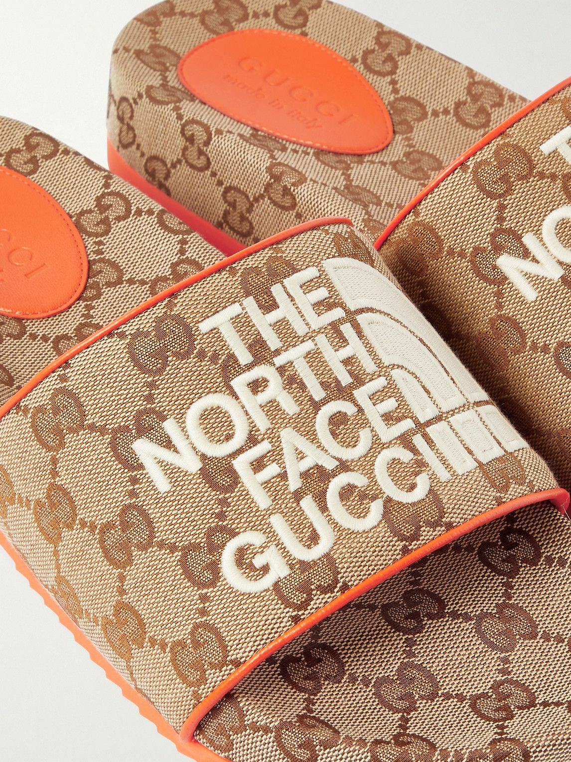 GUCCI - The North Face Sideline Logo-Embroidered Monogrammed
