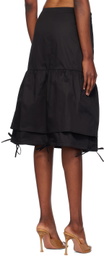Miaou Black Mariana Midi Skirt