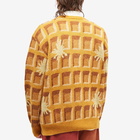 ICECREAM Men's Waffle Cardigan in Waffle Print