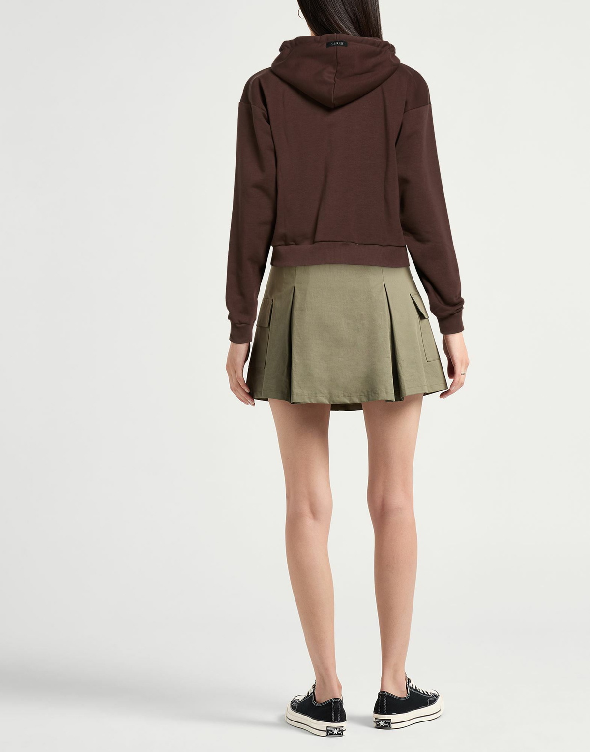 Shoe Womens Sweatshirt Chocolate in Brown