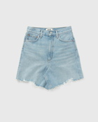Agolde Wmns Stella Short In Agreement Black - Womens - Casual Shorts