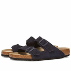 Birkenstock Men's Arizona SFB in Midnight Suede