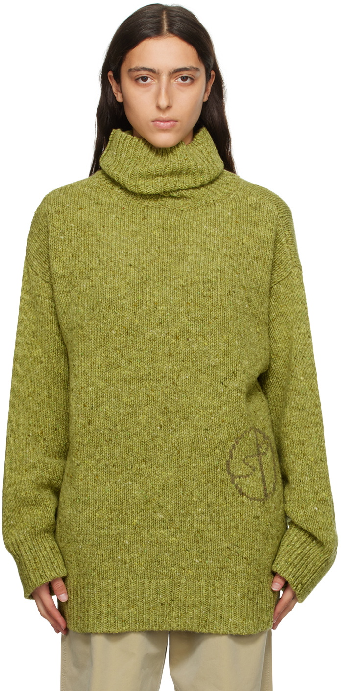 Saks Potts Green Camilla Turtleneck Saks Potts
