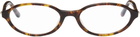 BONNIE CLYDE Brown Oval Baby Glasses