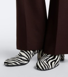 Gianvito Rossi Joelle printed calf hair ankle boots