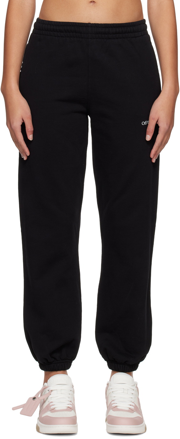 Off White Black Bookish Bit Logo Sweatpant main image 0