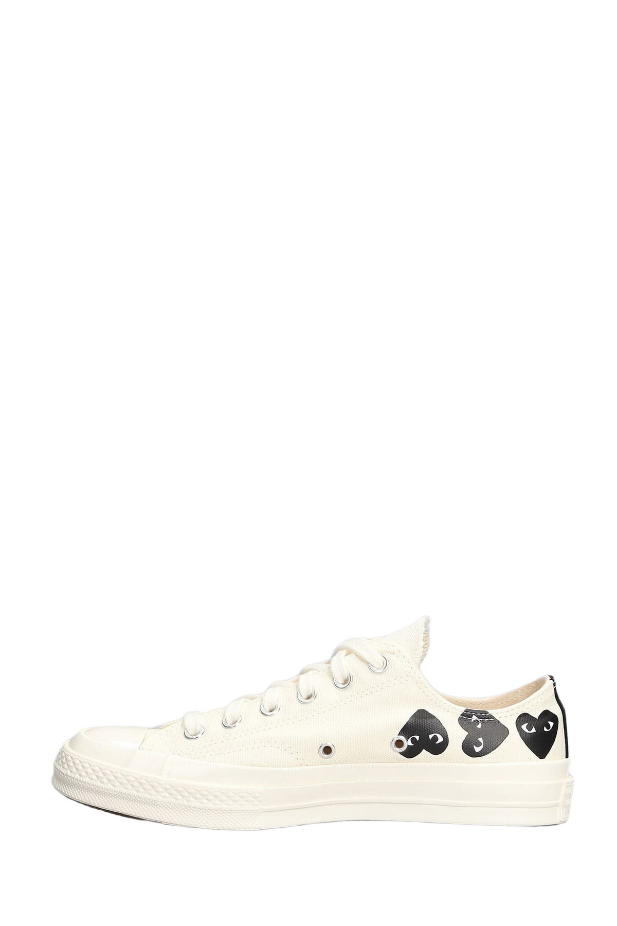 Comme des Garçons Play Chuck 70 Cdg Low Sneakers In Beige Cotton