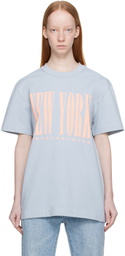 Alexander Wang Blue NY Puff T-Shirt