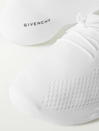 Givenchy - TK-360 Logo-Print Stretch-Knit Sneakers - White