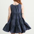 Cecilie Bahnsen Women's Aino Dress in Ripstop in Navy