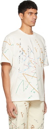 JW Anderson Off-White Oscar Wilde Edition Print T-Shirt