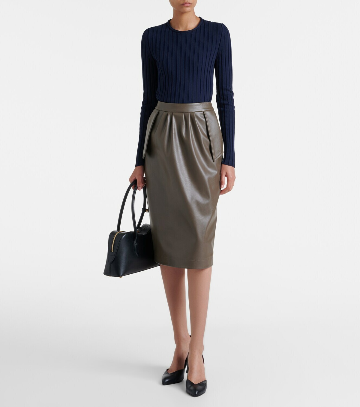 Stella McCartney Draped pencil skirt