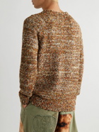 Anonymous ism - Slubbed Knitted Sweater - Orange