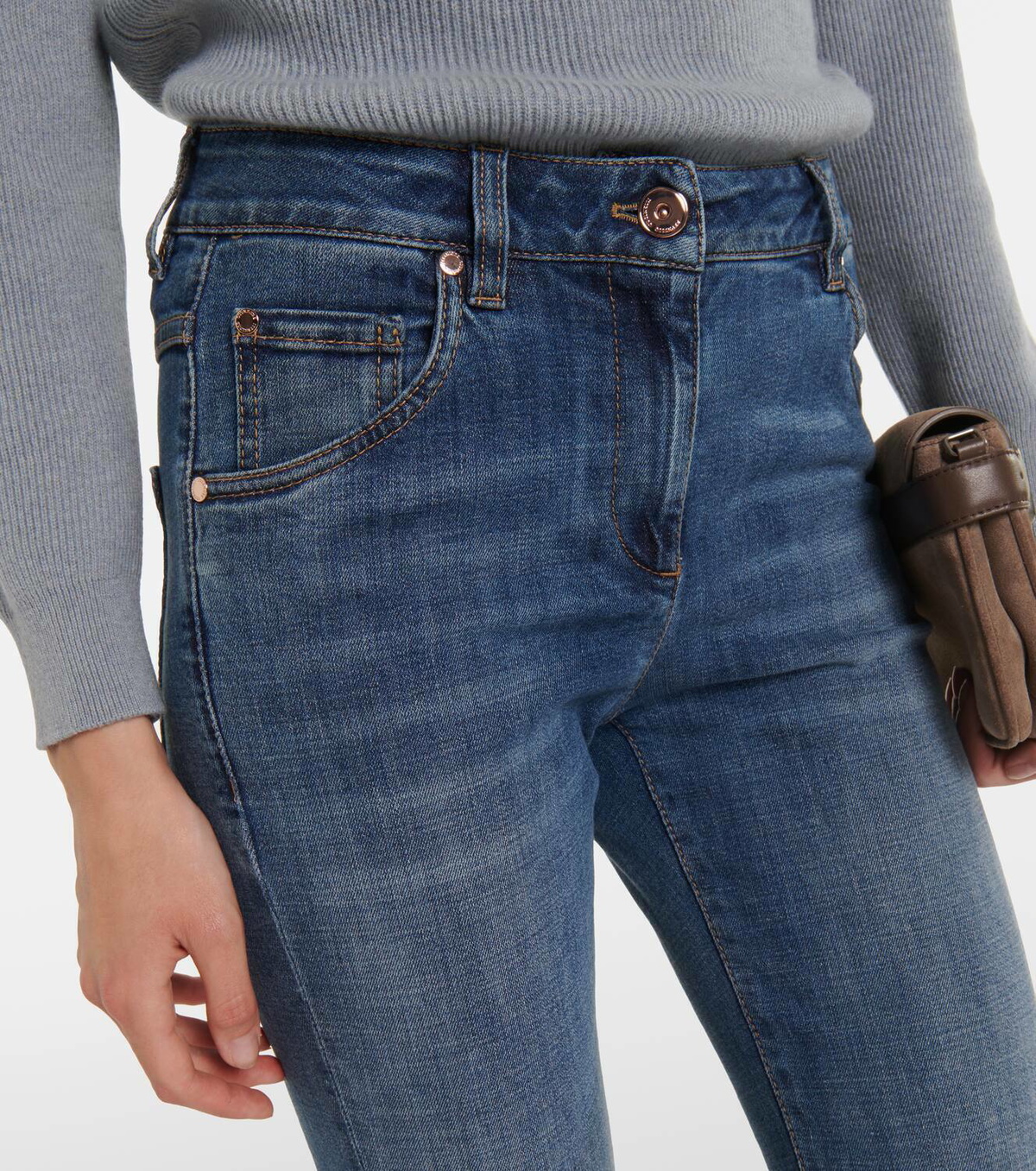 Brunello Cucinelli Mid-rise skinny jeans Brunello Cucinelli Brunello Cucinelli Mid-rise skinny jeans Brunello Cucinelli