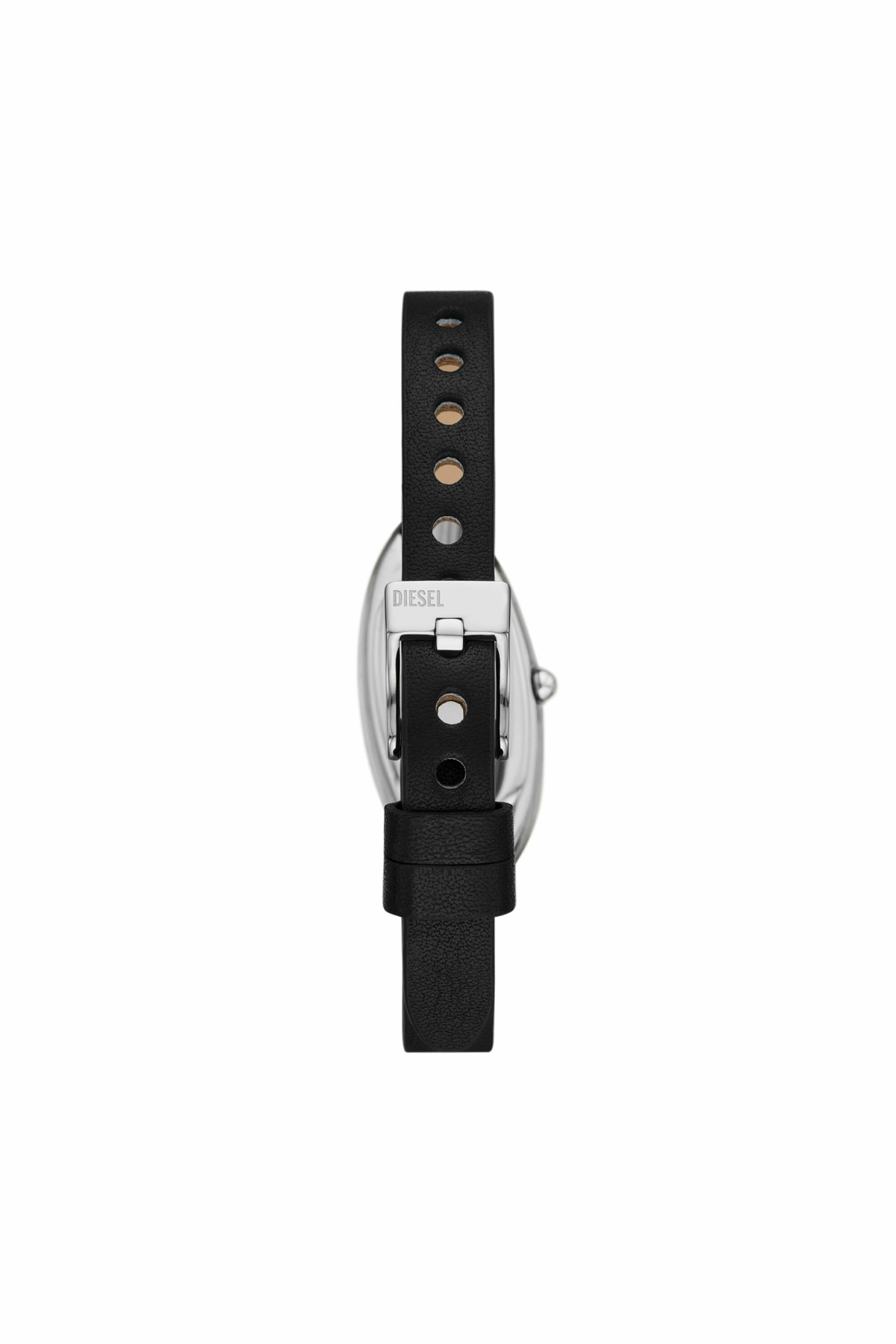 Diesel D-Era Two -Hand Black Leather Watch - Timeframes Womens in Black