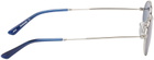 Sun Buddies Silver & Blue Aaliyah Sunglasses