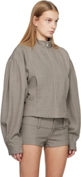 Belle Anna Gray Globo Jacket
